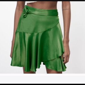 Zara Wrap style fascinating with tie asymmetrical